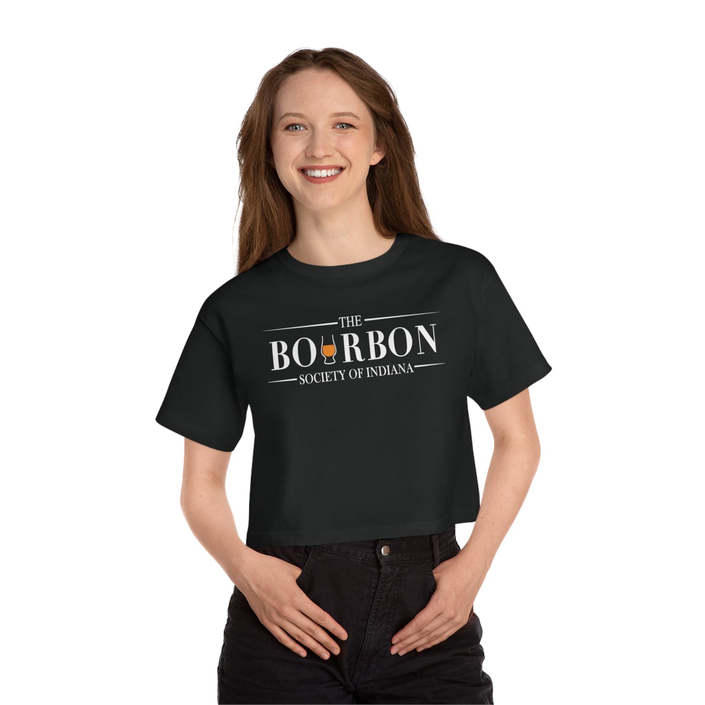 Bourbon Society Women's Champion Women's Heritage Cropped T-Shirt