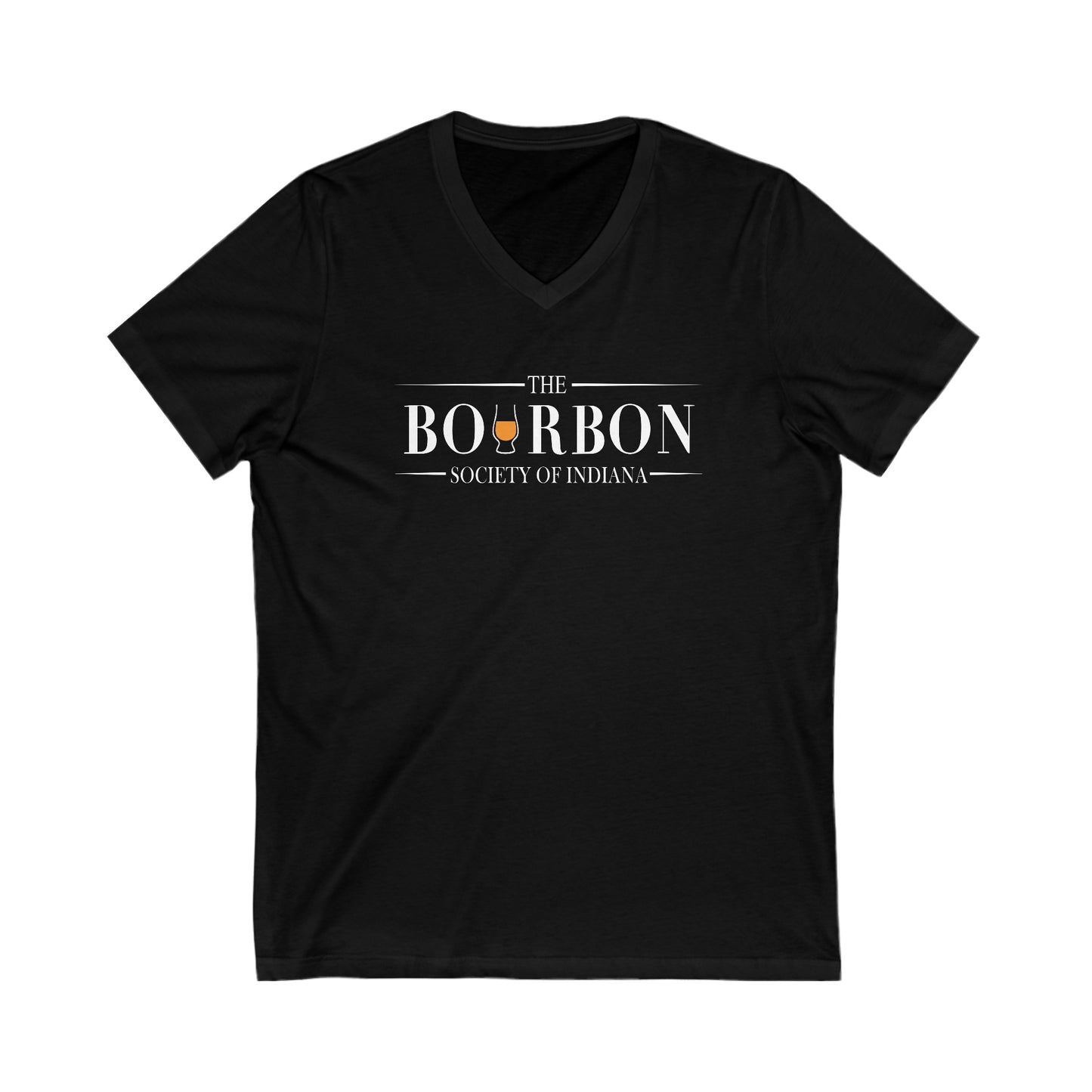 Bourbon Society Unisex Jersey Short Sleeve V-Neck Tee