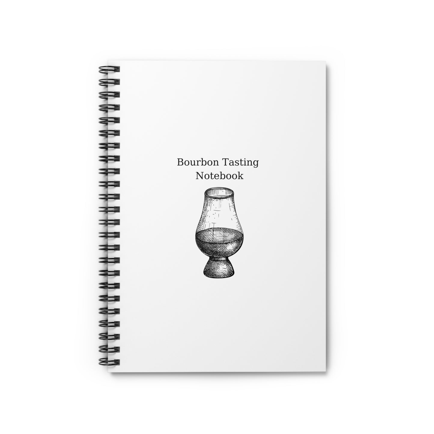 Bourbon Tasting Spiral Notebook - Ruled Line