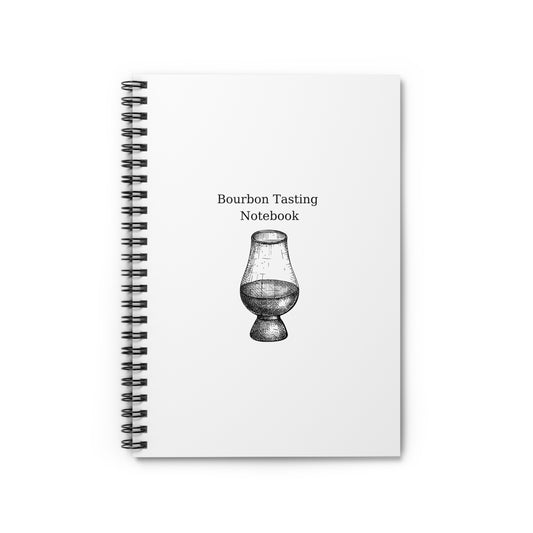 Bourbon Tasting Spiral Notebook - Ruled Line